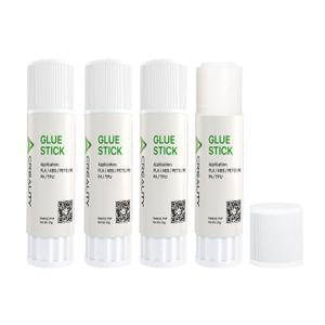 Creality 3D Printer Glue Sticks PVP Solid Glue Sticks for 3D Printing Hot Bed Build Plate, Enhanced Adhesion Reduces Warping for Filament, 3D Printer Adhesive for PLA/ABS/PETG/PC/PA/TPU, 4 Pack