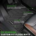 Floor Mats for 2016-2021 Honda Civic Sedan/Coupe/Type R/Insight,2017-2021 Hatchback All Weather TPE Floor Liners Custom Fit for Civic 2021 1st & 2nd Row & Door Sill Guards Anti-Slip Full Set Car Mats