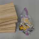 WOPITUES Wood Floating Shelves Set of 6, Shelves for Wall Decor, Farmhouse Shelf for Bedroom, Bathroom Storage Shelves, Book Shelves for Living Room - Rustic Brown (16.5 Inch)