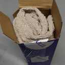 MIULEE Textured Boucle Throw Pillow Cover Beige Accent Solid Lumbar Pillow Case Decorative Soft Pack of 1 Couch Cushion Chair Sofa Bedroom Livingroom Home Decor,36x14 Inch