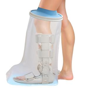 Non-Slip Waterproof Extra Wide Leg Cast Cover for Shower - Protector for Surgery Wounds, Bandage, Large Cast, Knee Immobilizer/Brace, Walking Boots (30 in. Long)