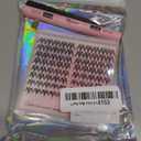 Fyonas Manga Lash Clusters Kit Natural Eyelash Clusters Spiky Lash Extension Kit 80Pcs Anime Cluster Eyelash Extensions with Waterproof White Lash Glue and Tweezers DIY at Home (Cutey Kit-B)