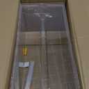 Kitchen Paper Towel Holder with Lid Wall Mount Acrylic Hanging Paper Towel Dispenser and Storage Box for Bathroom with Shelf, Prevent from Water and Dust, Clear