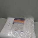 BGment Thermal Insulated 100% Blackout Curtains for Bedroom with Black Liner, Double Layer Full Room Darkening Noise Reducing Rod Pocket Curtain (52 x 84 Inch, Pure White, 2 Panels)