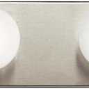 Kichler 36" Bath Bar Vanity Light in Brushed Nickel, 6-Light Traditional Bathroom Light, (36" L x 4.25" H), 626NI