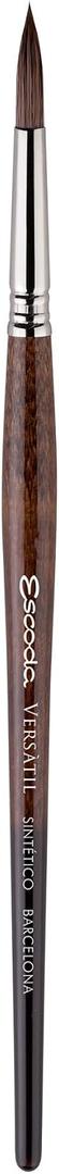 Escoda Versatil 1540 Series Artist Watercolor and Acrylic Paint Brush, Short Handle, Pointed Round, Size 8
