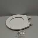 BEMIS 500EC 390 Toilet Seat with Easy Clean & Change Hinges, 1 Pack Round, Cotton White