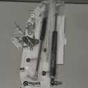 13 Inch 100Lbs 445N Gas Struts for Heavy Lid, RV Bed Heavy-Duty Tool Box Large Floor Hatch Marine Boat Deck Hatch, 13" DIY Gas Shocks Lift Lid Kit with L Mount Brackets, 2 Pcs by IAQWE