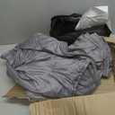 Weighted Blanket Queen Size (60"x80" 20lbs),Ultra Soft and Cozy Cooling Weighted Blanket Queen Size for Adult,Heavy Blanket with Machine Washable Soft Blanket, Stripe Grey