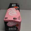 Dr Pepper Zero Strawberries and Cream Soda, 12 fl oz cans, 12 Pack