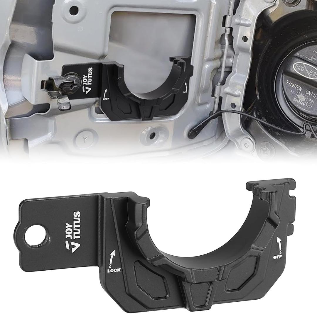 JOYTUTUS Aluminum Alloy Gas Cap Holder Compatible with 2016-2023 Tacoma 3rd Gen Fuel Cap Holder Tacoma Accessories
