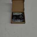 Solar Fountain with 2000 mAh Battery Backup Works in Cloudy, Glass Solar Powered Bird Bath Fountains with 7 Nozzles, 3.5 W Solar Fountain Pump for Birdbath,Garden, Outdoor, Pond (Black)