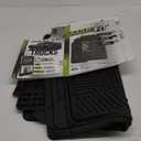 SmartFit Truck Floor Protector, Universal Floor Mats for Trucks, All-Season & Heavy-Duty Mats, Trim to Fit for Full Coverage, Premium Quality and Easy to Clean, Black (2-Piece)