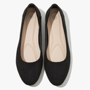 Shupua Flats for Women Round Toe Flat Shoes Dressy Black Ballet Flats Comfortable Womens Dress Shoes Ballerina Flats for Work SIZE 7