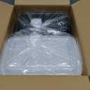 Reli. 28 oz Meal Prep Containers w/Lids - 50 Pack | Leftover To Go, Takeout | Microwave Safe | Disposable Containers for Food Storage | Take Home/Lunch/Meal Planning | Plastic | Black