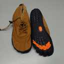 SECHRITE Mens Womens Barefoot Minimalist Shoes Winter Boots Zero Drop Sole Trail Running Sneakers Wide Toe Box (Deep Yellow-spot)