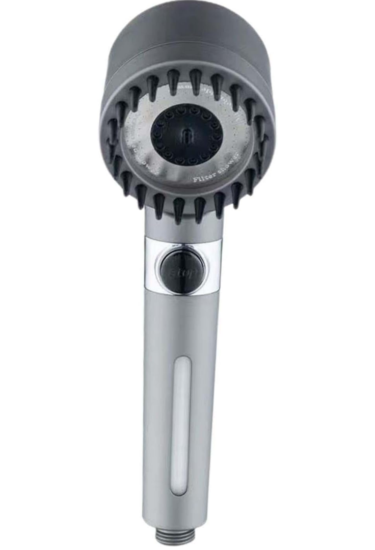 Shower Head Shower Faucet Water Saving Adjustment Anti Leak High 3 Spray Mode Showerhead High Pressure for SPA Hotel Bathing Bathroom, Style D(Style a)