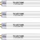 22 Inch F14T5/850 LED Replacement Bulbs, 5000K Daylight White, T5 LED 9 Watts Replace Fluorescent Bulb with LED, Replacement Tube for Counter and Cabinet Fixture, 4 Pack