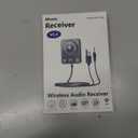 Bluetooth 5.4 AUX Car Adapter,[Dual Connection & Mic Noise Cancellation],Bluetooth Aux Receiver with 3.5mm Nylon Braided Cable,Plug & Play for Car Music/Hands-Free Calls/Stereo Audio(Orange)