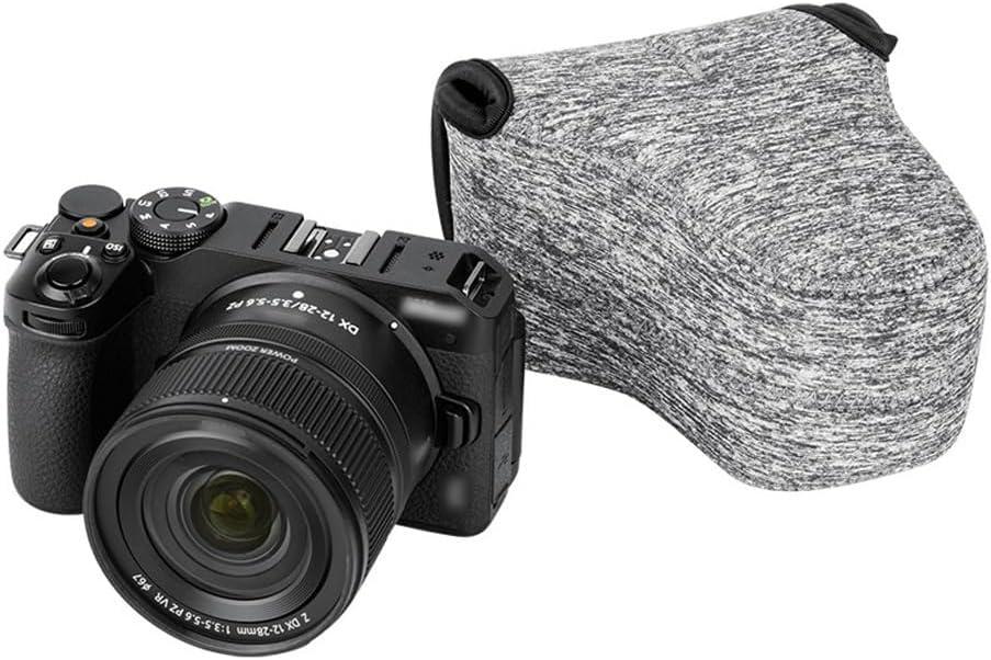 KIWIFOTOS Neoprene DSLR Camera Sleeve Compatible with Fujifilm X-T50 X-T10/X-T20/X-A1/X-A2/X-A3/X-M1 + 16-50mm/18-55mm Lens Olympus E-M10II Canon EOS R50 V Camera Case Pouch