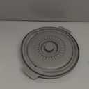 Microwave Splatter Cover with Plate Tray Set, BPA Free, 10.6 Inch Lid, Gray