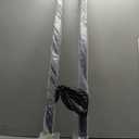 3.3FT Black Sturdy Non-Slip U-Shaped Safety Guardrail, Equipped with Decorative Cover, Retro Industrial Iron Handrail, Stylish & Safe Grab Bars, for Indoor and Outdoor Steps