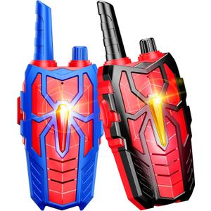 Walkie Talkies Toys for Kids : Christmas Birthday Gifts for Boys Ages 3 4 5 6 7 8 9 10 Kid Walkie Talkies 2 Pack Outdoor Hiking Toy for 5-7 Year Old Boy Gift 2 Way Radio for Boys Kids Age 3-12
