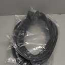 FZJDSD 1 Pair Front Full Door Felt Gasket Trim Seal Weatherstrip Compatible with Jeep Wrangler 2007-2018 Replace 55395274AW 55395275AW Driver&Passenger Front Full Door Weatherstrip Rubber Seal Strip