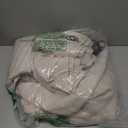 Pleated Greyish Brown Light Filtering 102 Inch Long Curtains 2 Panels Set for Sliding Glass Door, Country Pleat Flax Linen Semi Sheer Window Drapes Bedroom Privacy Viral Curtain 102 Inches Length Burg