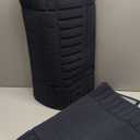 Turkish Cotton Bath Mat Set of 2-100% Turkish Cotton 21x34 inch Bathroom Floor Towel Mat (Not Rug) - Absorbent 900 GSM Hotel Spa Quality Floor Towels - Machine Washable Quick Dry (Navy Blue (Hera Design))