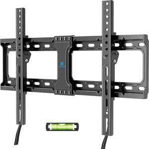 UL Listed Fixed TV Wall Mount for 37-86 Inch Screens, Low Profile TV Mount Fits 16", 18", 24" Studs, Wall Mount Bracket with Quick Release Lock, Max VESA 600x400mm, Holds up to 132 lbs by USX STAR