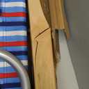 Tommy Bahama 5-Position Classic Lay Flat Folding Backpack Beach Chair, Aluminum, Red, White, and Blue Stripe