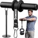 DMoose Fitness Forearm Strengthener & Wrist Roller - Non-Slip Thicker Handles, 35" Durable Nylon Strap - Grip Trainer for Wrist, Hand & Forearm Muscles - Arm Exerciser for Strength Training & Rehab