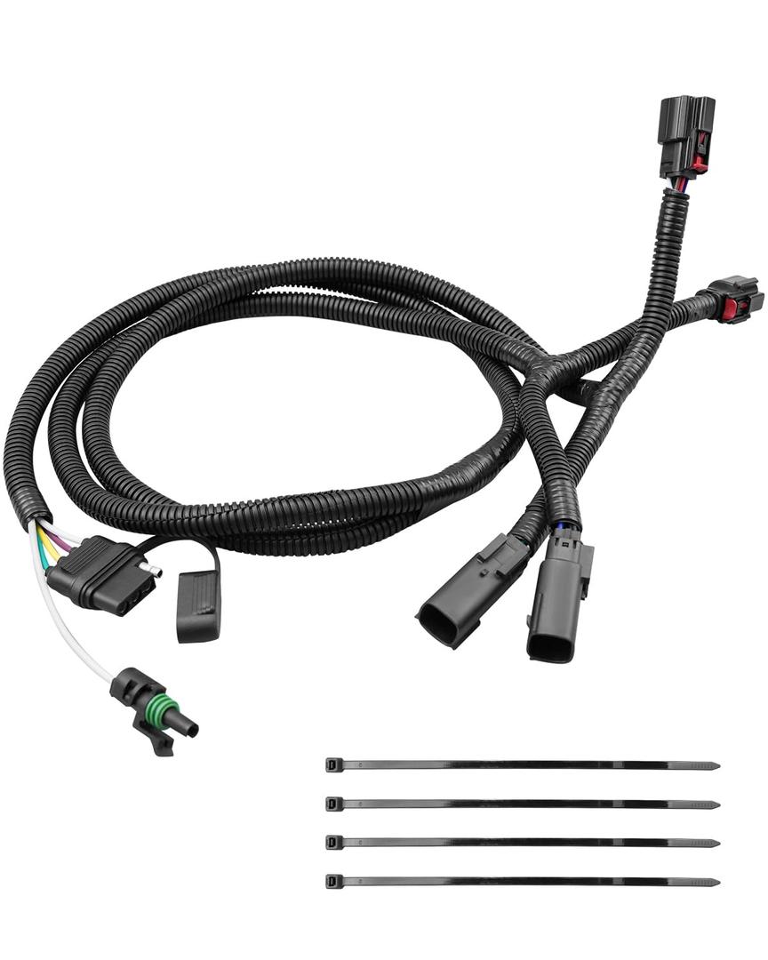 Reverse Tailgate Light Bar Adapter for 2019-2022 Chevy Silverado/GMC Sierra 1500 & 2020-2023 HD, Quick Connect Harness for Redline Amber Turn Signal Reverse LED Tailgate Light Bar