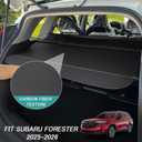 Cargo Cover for Forester 2025 2026 Accessories Retractable Trunk Cover Security Shielding Shade Cargo Luggage Cover Trunk Storage Privacy Protection (Carbon Fiber Texture)