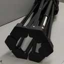 HXD-ERGO 42'' Foldable Mini Trampoline, Rebounder Trampoline with Adjustable Foam Handle, Fitness Trampoline for Indoor, Outdoor, Home Gym,Max Load 460lbs (Blue)