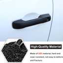 Aunginsy Auto Exterior Door Handle Protective Trim Cover Compatible with Toyota Tundra/Sequoia 2022-2026, Car Outside Front Rear Door Grab Handle Outer Protector Cover Decoration ABS Accessories