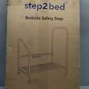 step2bed Bed Step Stool for Adults Adjustable Bedside Platform with Safety Handle, Motion Sensor Light & Wide Base, Bedside Steps for Beds and Seniors