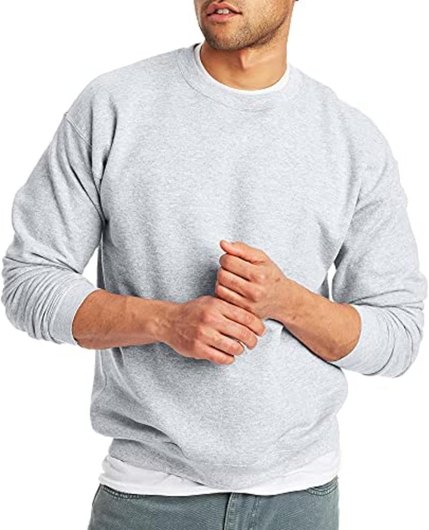 Hanes Men's EcoSmart Fleece, Pullover Crewneck Sweatshirt, 1 Pack (X-Large)