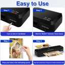 Laminator Machine with 40 Laminating Sheets, 9 inch Laminating Machine Hot & Cold with 2-Min Fast Warm Up, A4 Thermal Laminator for Home School Office, Anti-Jam
