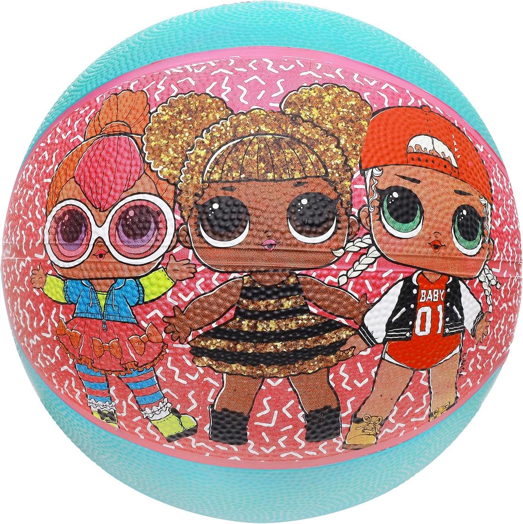 LOL Surprise! Basketball Size 6, Feeling Extra Indoor and Outdoor Game Youth Sports Ball for Boys and Girls, Multi