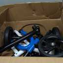 Knee ScooterKnee Scooter for Adults for Foot SurgeryKnee Walker for Foot Injuries Compact Crutch Alternative with Dual Braking System (Blue)