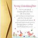 Cute Birthday Card for Granddaughter, Funny Granddaughters Birthday Card from Grandma Grandpa, You're A Very Special Granddaughter, 8 x 5.3 inches