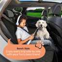 Petloox XL Dog Car Seat Cover for Back Seat, Waterproof Hammock for Car, SUV & Truck, Non-Slip Backseat Cover for Dogs, Heavy-Duty Dog Hammock Style Seat Protector Pets, Easy to Install & Clean