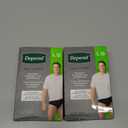 Depend Washable Adult Incontinence Underwear for Men, Reusable, Light Absorbency, Large, Black, 1 Count