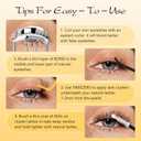 QUEWEL Lash Clusters Kit, 320 Pcs 30D+40D Lash Cluster Eyelash Extensions 9-16mm Lash Clusters Wispy Kit with Eyelash Clusters Bond and Seal Glue Remover Tweezers (30D+40D Kit) (MIX Length)