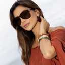 Trendy Oversized Sunglasses for Women Retro Big Chunky Square Butterfly Sun Glasses Shades UV Protection