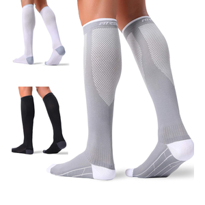 FITRELL 3 Pairs Compression Socks for Women and Men 20-30mmHg-Circulation Support Socks