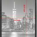 15x21.25 Picture Frame Black（1 Pack）, 15 x 21.25 Picture Frame for Wall Decoration, Classic Black Minimalist Style Suitable for Decorating Houses, Offices, Hotels