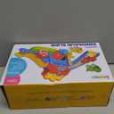 Toddler Toys Gifts for 1 2 Year Old Kids, Educational Dinosaur Slide Toy with 4 Cars for 12-18 Months Baby, First Birthday Christmas Gifts for Aged 1-3 Year Old, Push Car Track Toy for Boys Girls